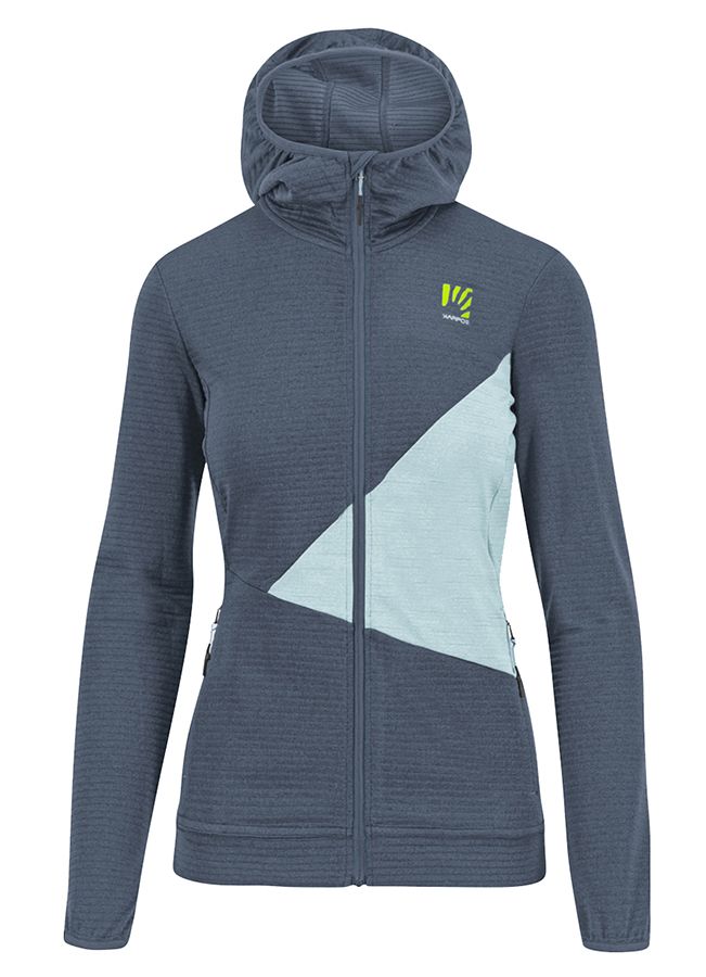 Karpos Nuvolau Fleece Damen Fleecejacke 2023 vintage indigo/aquamarine Produktbild 0