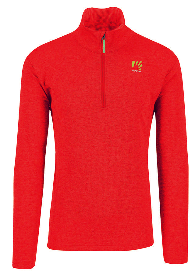 Karpos Pizzocco Half Zip Herren Fleeceshirt fiery red Produktbild 0