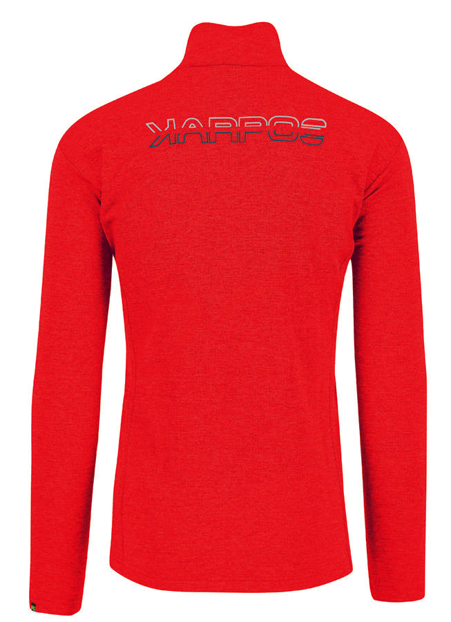 Karpos Pizzocco Half Zip Herren Fleeceshirt fiery red Produktbild 2