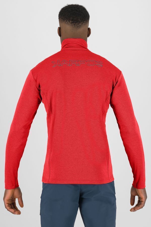Karpos Pizzocco Half Zip Herren Fleeceshirt fiery red Produktbild 3