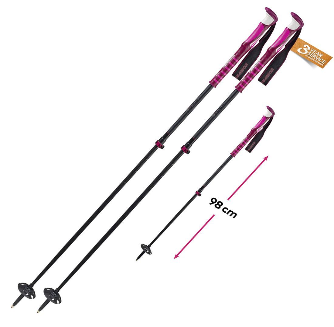 Komperdell Carbon C7 Ascent berry Skitourenstock Produktbild 0