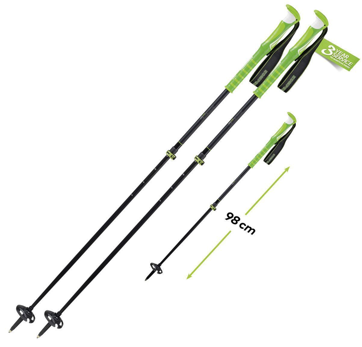 Komperdell Carbon C7 Ascent green Skitourenstock Produktbild 0
