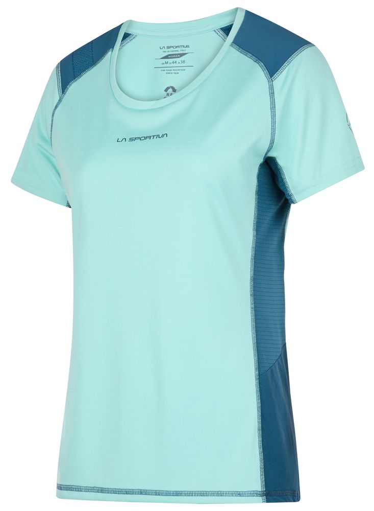 La Sportiva Compass T-Shirt Damen iceberg / storm blue Produktbild 0