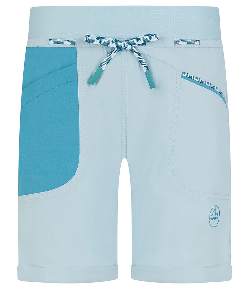 La Sportiva Mantra Short Damen Klettershort celestial blue/topaz Produktbild 0