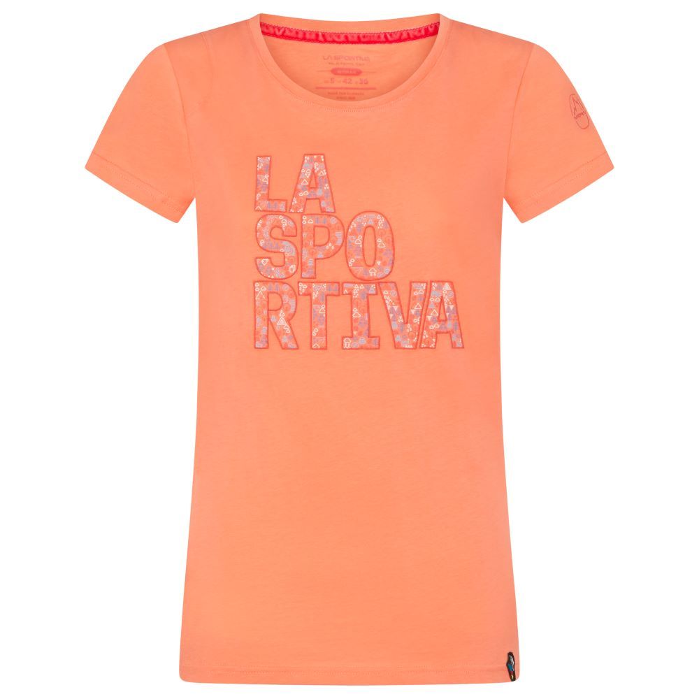 La Sportiva Pattern T-Shirt Women Klettershirt Flamingo Produktbild 0