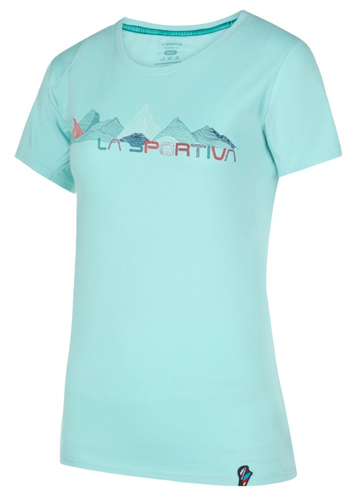 La Sportiva Peaks T-Shirt W Klettershirt Damen iceberg eisblau (O18636636) Produktbild 0