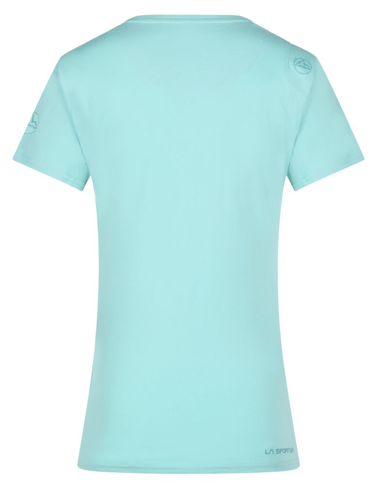 La Sportiva Peaks T-Shirt W Klettershirt Damen iceberg eisblau (O18636636) Produktbild 1