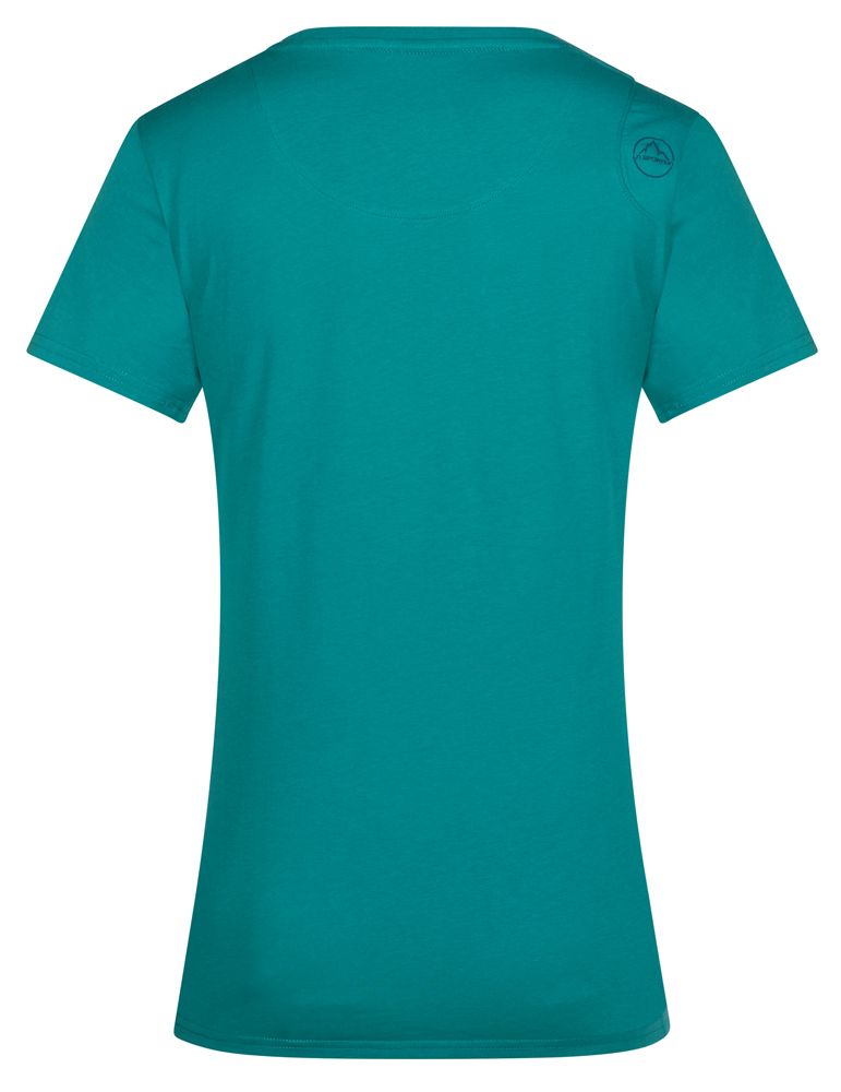 La Sportiva Windy T-Shirt W Klettershirt Damen lagoon smaragtgrün (O05638638) Produktbild 1