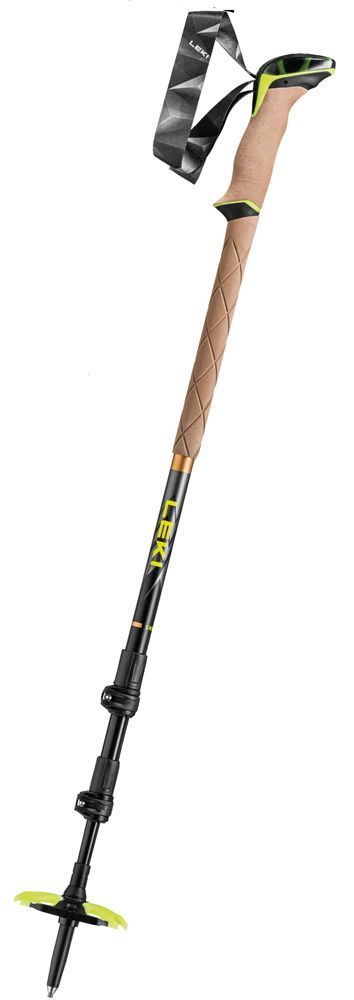 Leki Sherpa Wanderstock dark anthracite-copper-neonyellow Produktbild 1