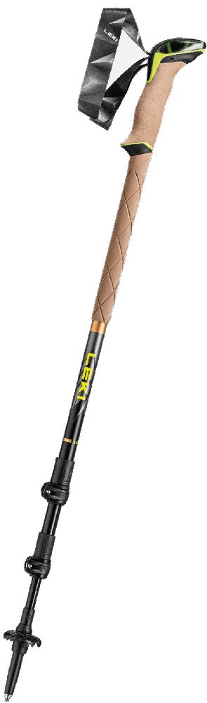 Leki Sherpa Wanderstock dark anthracite-copper-neonyellow Produktbild 2