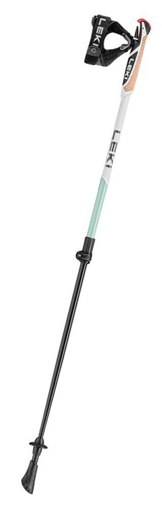 Leki Spin Shark SL Nordic Walking Stock silvergray-dark anthracite-lime Produktbild 0