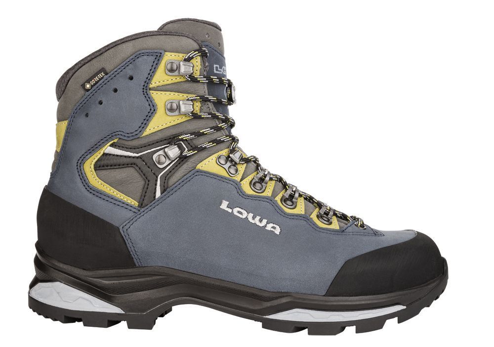 Lowa Camino Evo GTX Herren Wanderschuh stahlblau/kiwi Produktbild 0