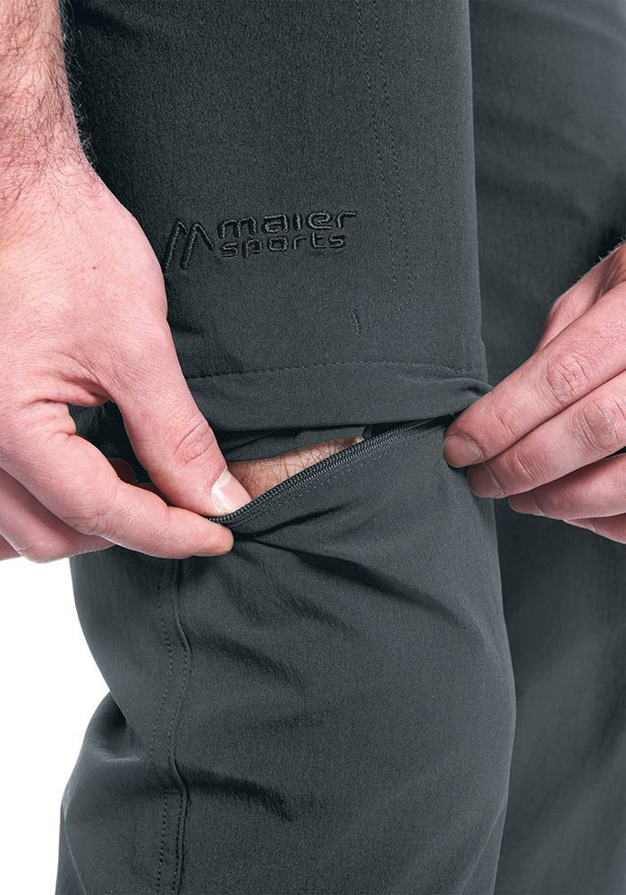 Maier Sports Torid Slim Zip Off Herren Wanderhose graphite Produktbild 2