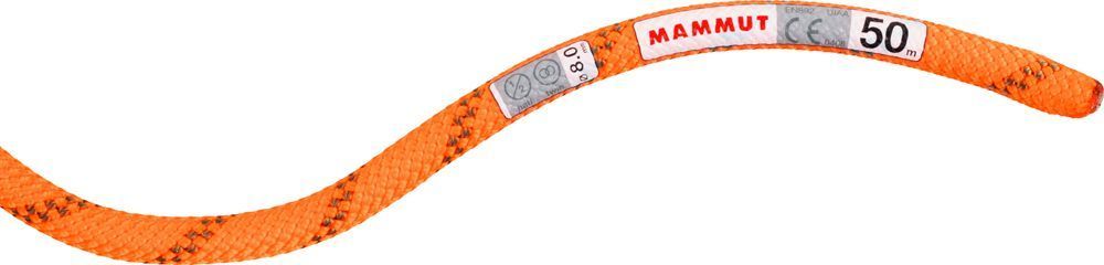 Mammut Alpine Dry 8,0 mm Rope 60 m Kletterseil safety orange-boa Produktbild 1