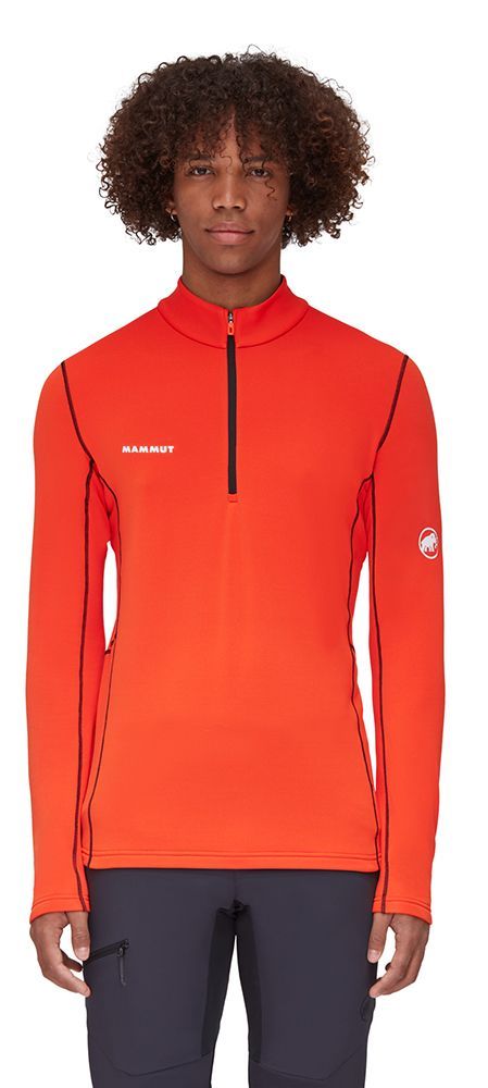 Mammut Aenergy ML Half Zip Pull Herren Longsleeve hot red-black Produktbild 1
