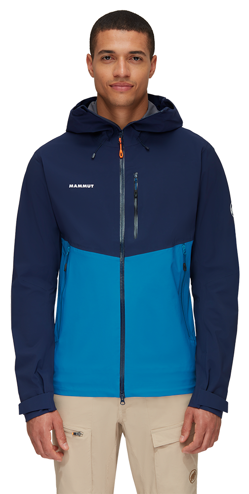 Mammut Alto Guide Hs Hooded Jacket Herren Hardshelljacke deep ice-marine Produktbild 1