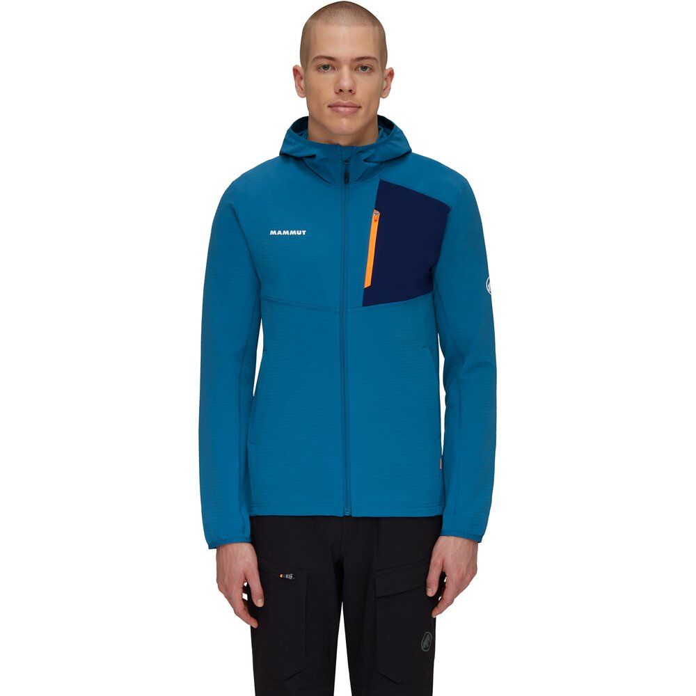 Mammut Herren Funktionsjacke Madris Light Ml Hooded Jacket Men deep ice Midlayer Produktbild 1