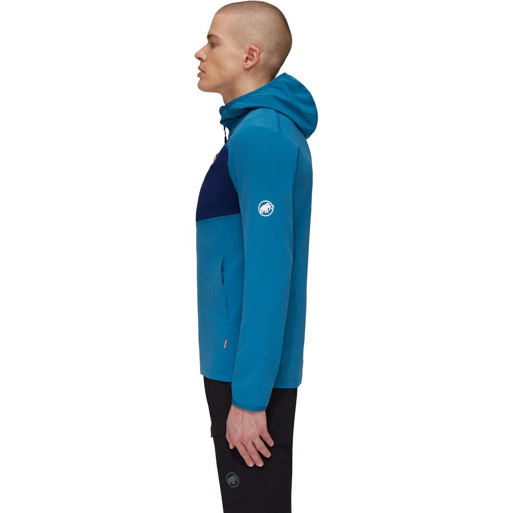 Mammut Herren Funktionsjacke Madris Light Ml Hooded Jacket Men deep ice Midlayer Produktbild 3