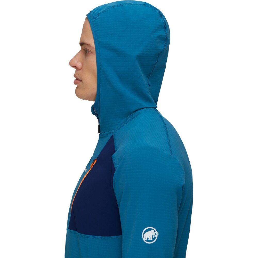 Mammut Herren Funktionsjacke Madris Light Ml Hooded Jacket Men deep ice Midlayer Produktbild 5