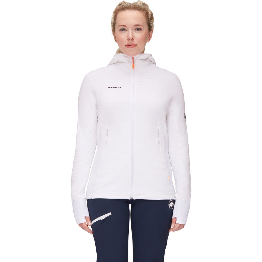 Mammut Taiss Light Ml Hooded Jacket Damen white Midlayer Produktbild 1