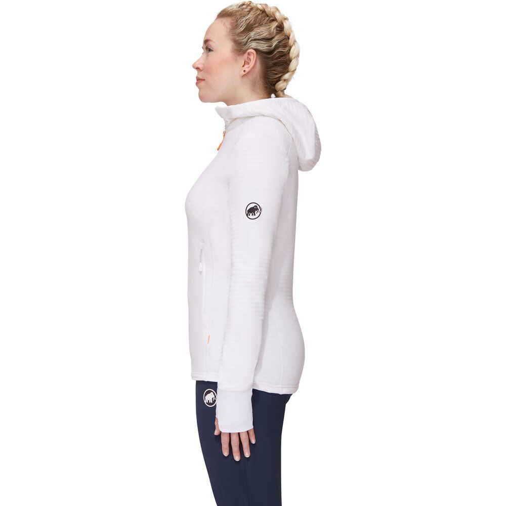 Mammut Taiss Light Ml Hooded Jacket Damen white Midlayer Produktbild 3
