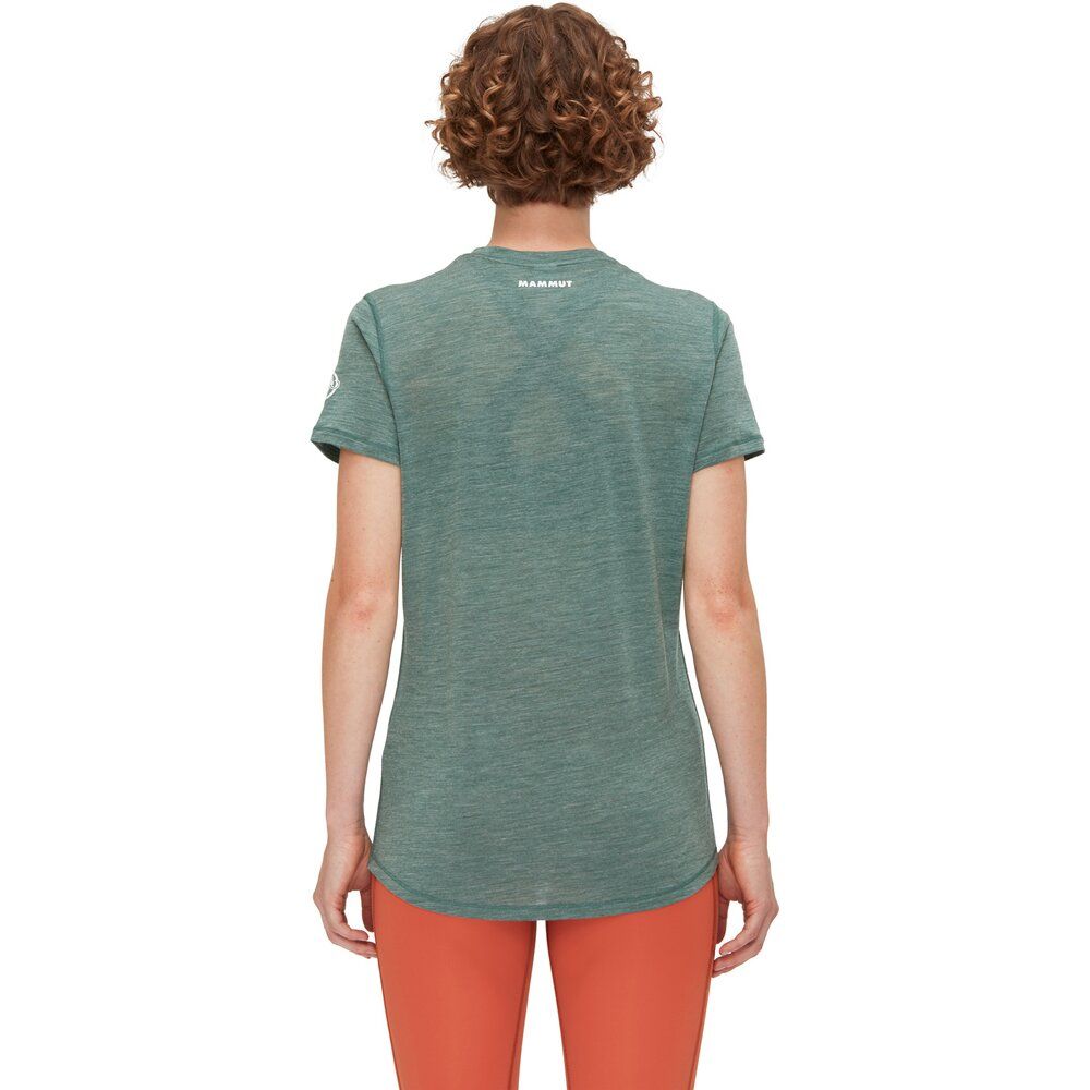 Mammut Tree Wool Fl T-Shirt Damen dark jade melange Produktbild 2