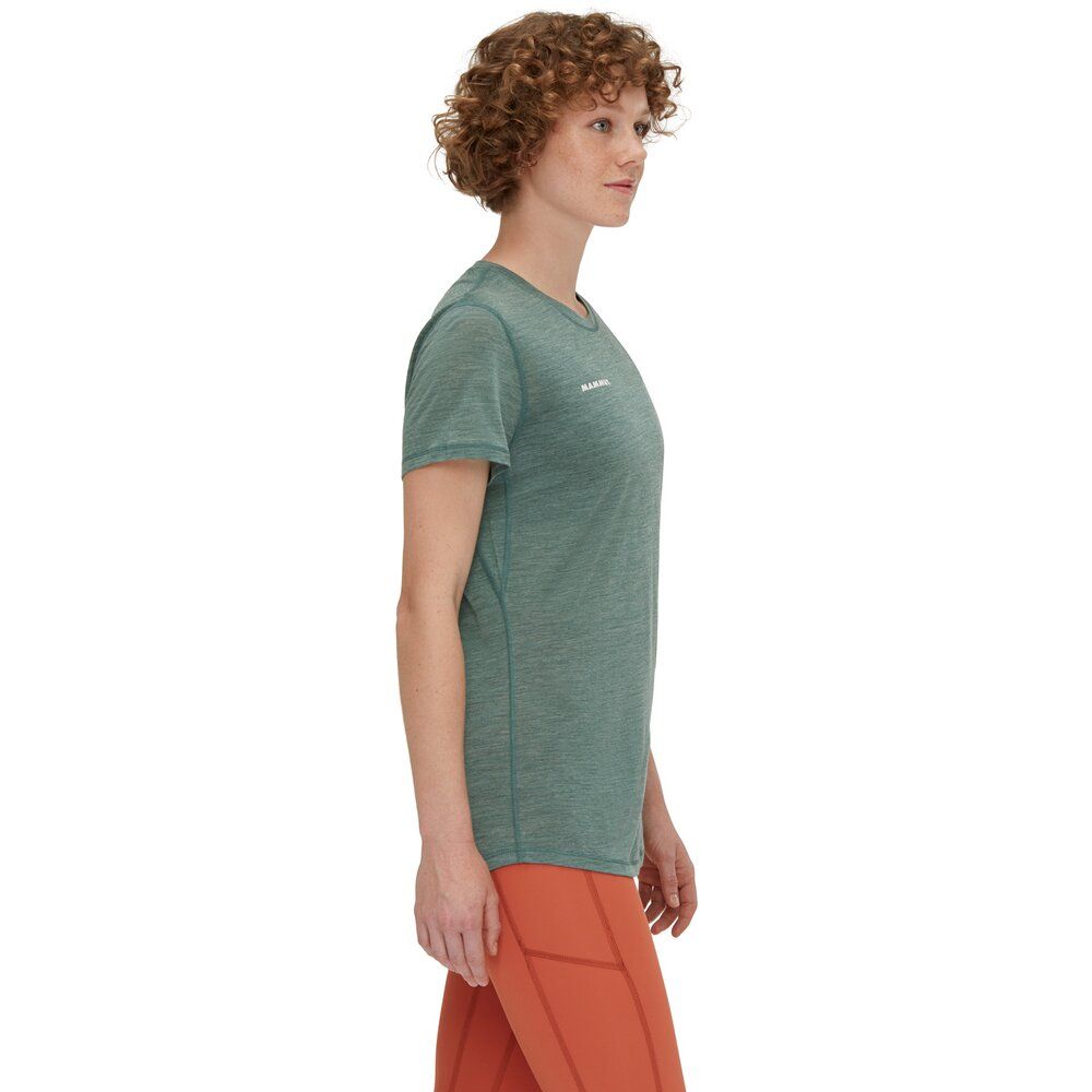 Mammut Tree Wool Fl T-Shirt Damen dark jade melange Produktbild 3