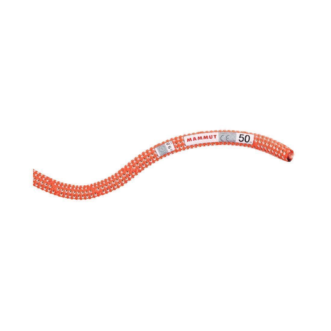 Mammut Crag Classic 9,8 mm Rope Kletterseil orange-white Produktbild 1