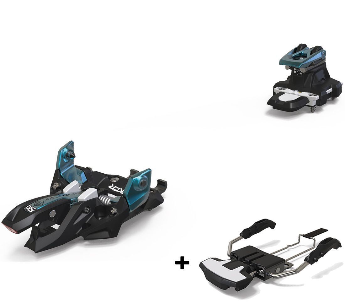 Marker Alpinist 9 Skitourenbindung black/turquoise inkl. Stopper Produktbild 0