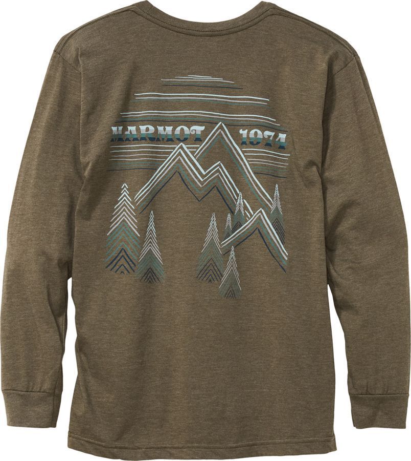 Marmot Cervin Tee LS Herren Langarmshirt olive heather Produktbild 1