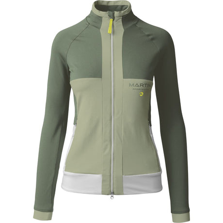 Martini Sportswear Alpmate Midlayer Damen Jacke mosstone/tendril/white Produktbild 0