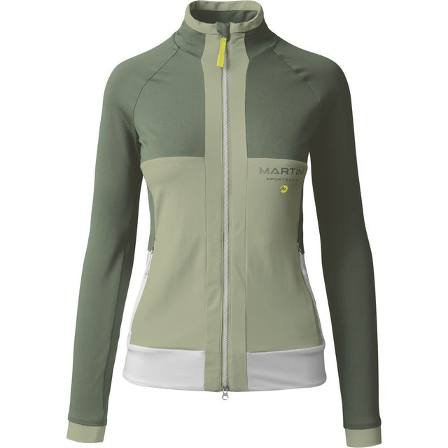Martini Sportswear Alpmate Midlayer Damen Jacke mosstone/tendril/white Produktbild 0