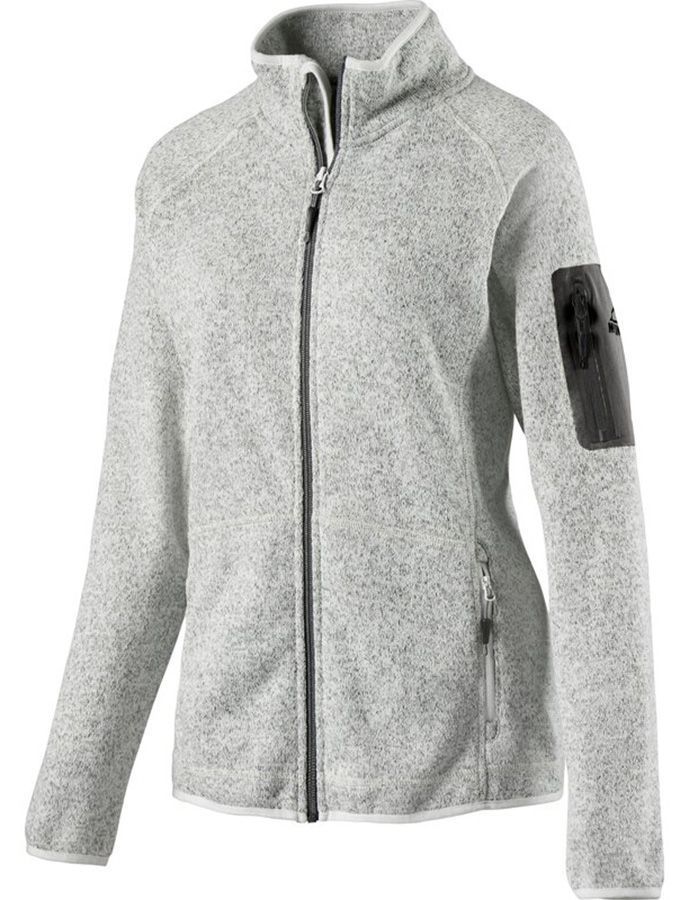 McKinley Skeen Damen Fleecejacke melange/white Produktbild 0