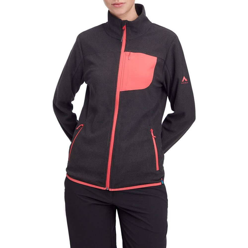 McKinley Damen Fleecejacke Conna melange/anthracite Produktbild 1