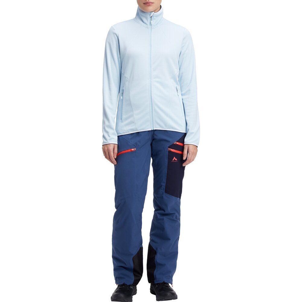 McKinley Damen Fleecejacke Roto II melange/blue light Produktbild 3