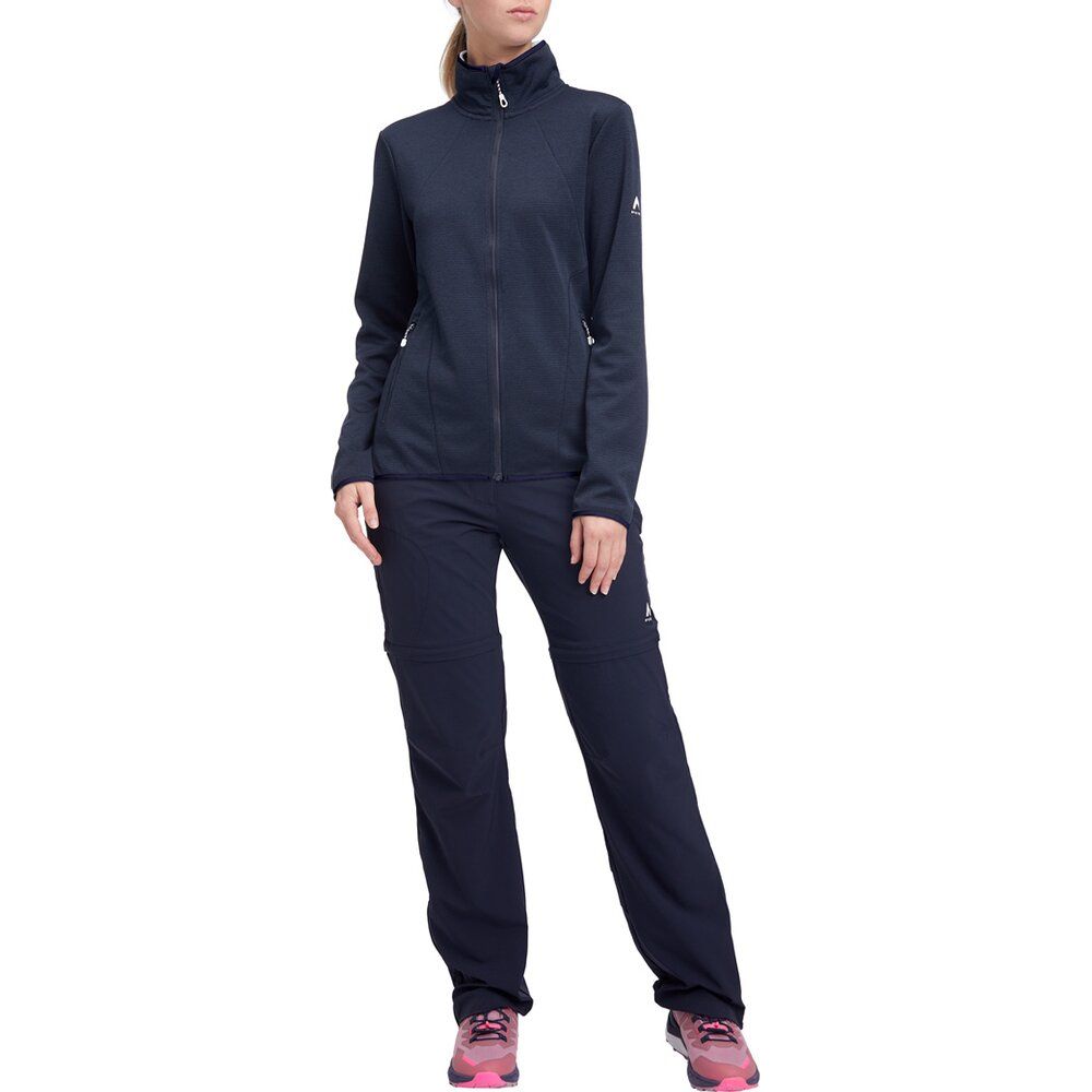 McKinley Damen Fleecejacke Roto II melange/navy Produktbild 2