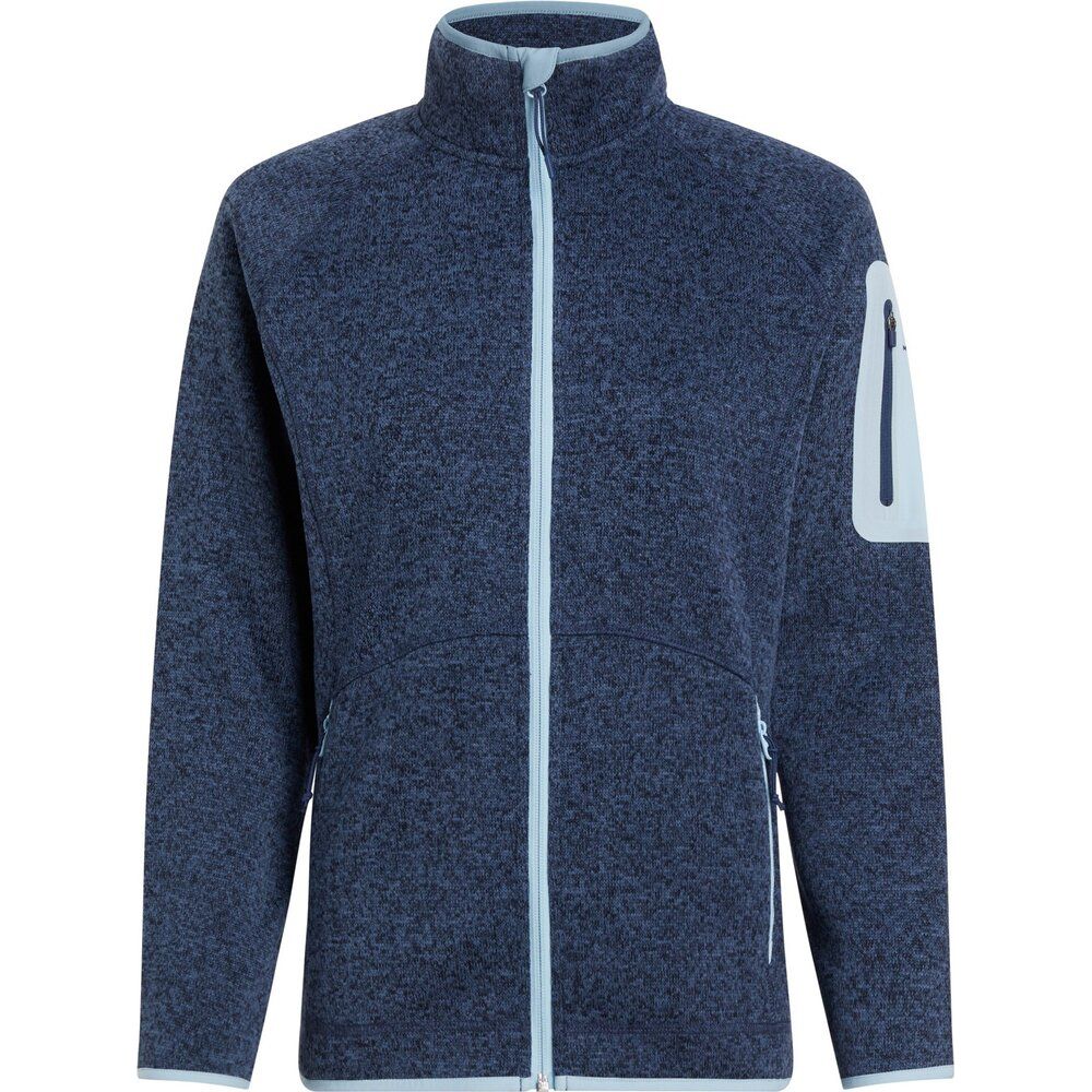 McKinley Damen Fleecejacke Skeena melange/navy Midlayer Produktbild 0
