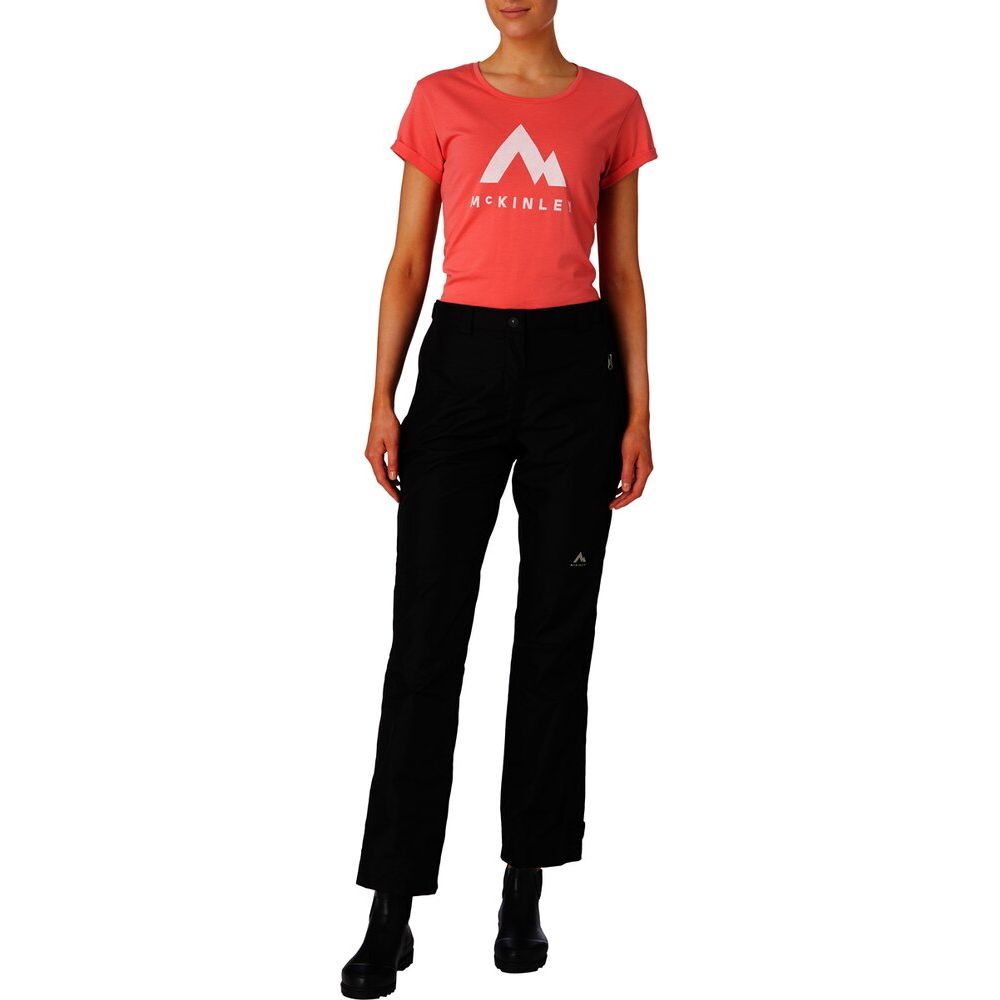 McKinley Carlow II Damen Regenhose schwarz Produktbild 2