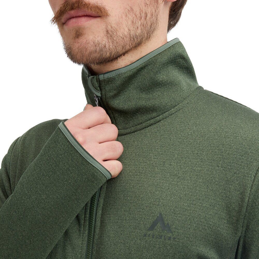 McKinley Herren Fleecejacke Roto IV melange/green Produktbild 1