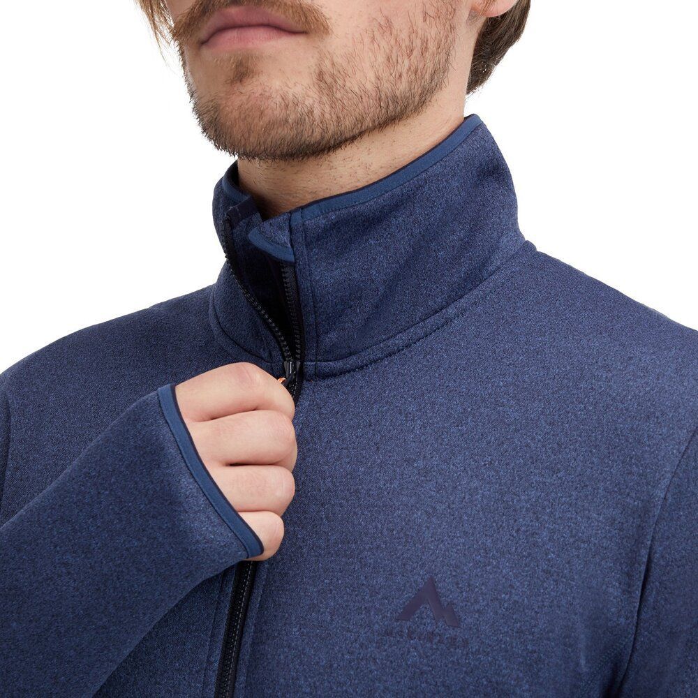 McKinley Herren Fleecejacke Roto IV melange/navy Produktbild 1