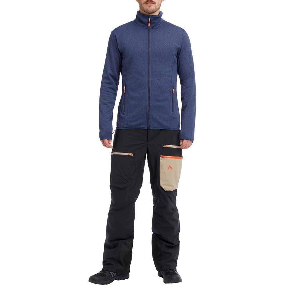 McKinley Herren Fleecejacke Roto IV melange/navy Produktbild 3