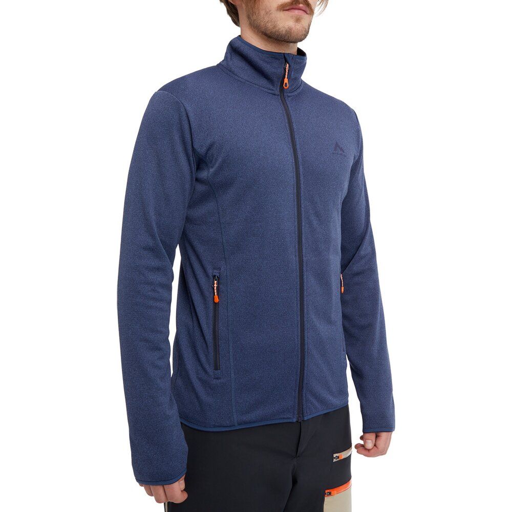 McKinley Herren Fleecejacke Roto IV melange/navy Produktbild 4