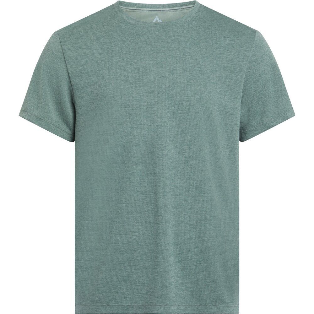 McKinley Herren Shirt Hunu melange/green dark Produktbild 0