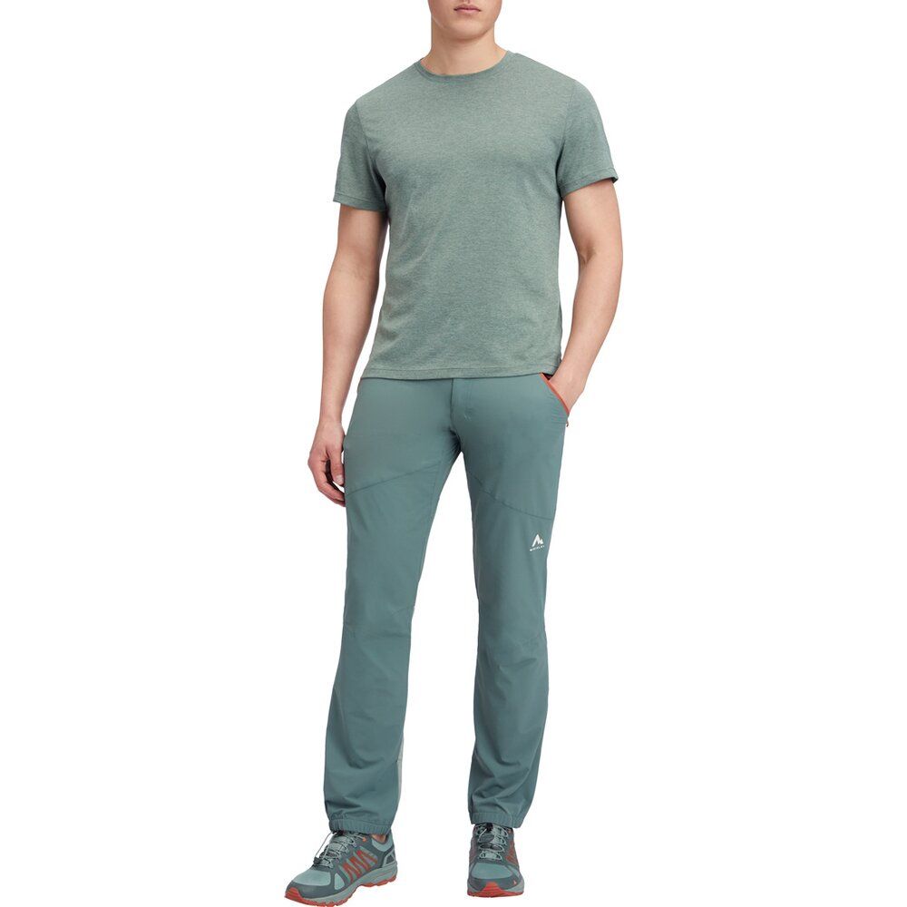 McKinley Herren Shirt Hunu melange/green dark Produktbild 2