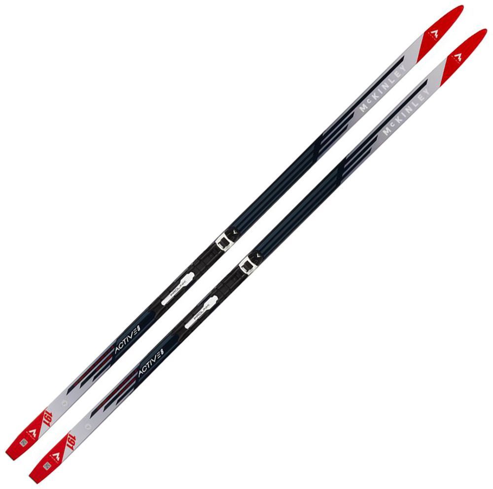 McKinley Active 8 Grip (inkl. Bindung) Langlaufski black/grey/red Produktbild 0