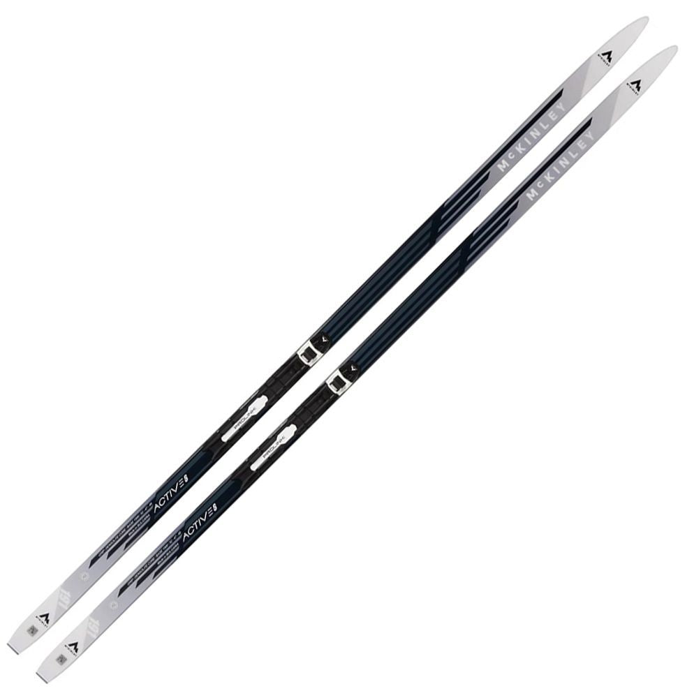 McKinley Active 8 Grip (inkl. Bindung) Langlaufski black/grey/white Produktbild 0