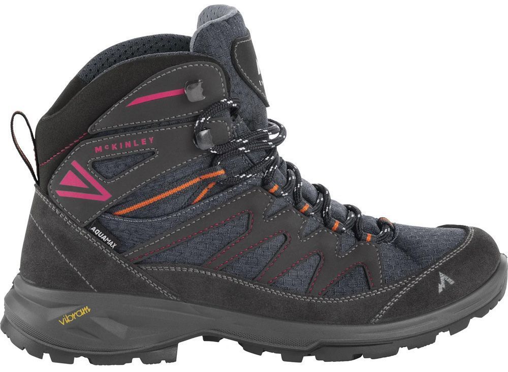 McKinley Vulcanus Mid AQX Damen Wanderschuh anthracite/red/orange Produktbild 0