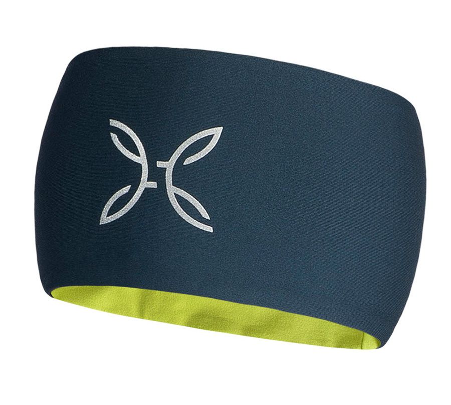 Montura Broken Light Band Stirnband blu cenere/verde lime Produktbild 0