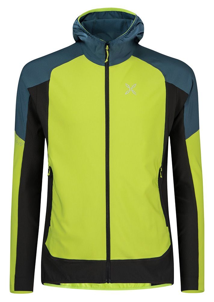 Montura Elevation Maglia Herren Midlayer verde lime/blu cenere Produktbild 0