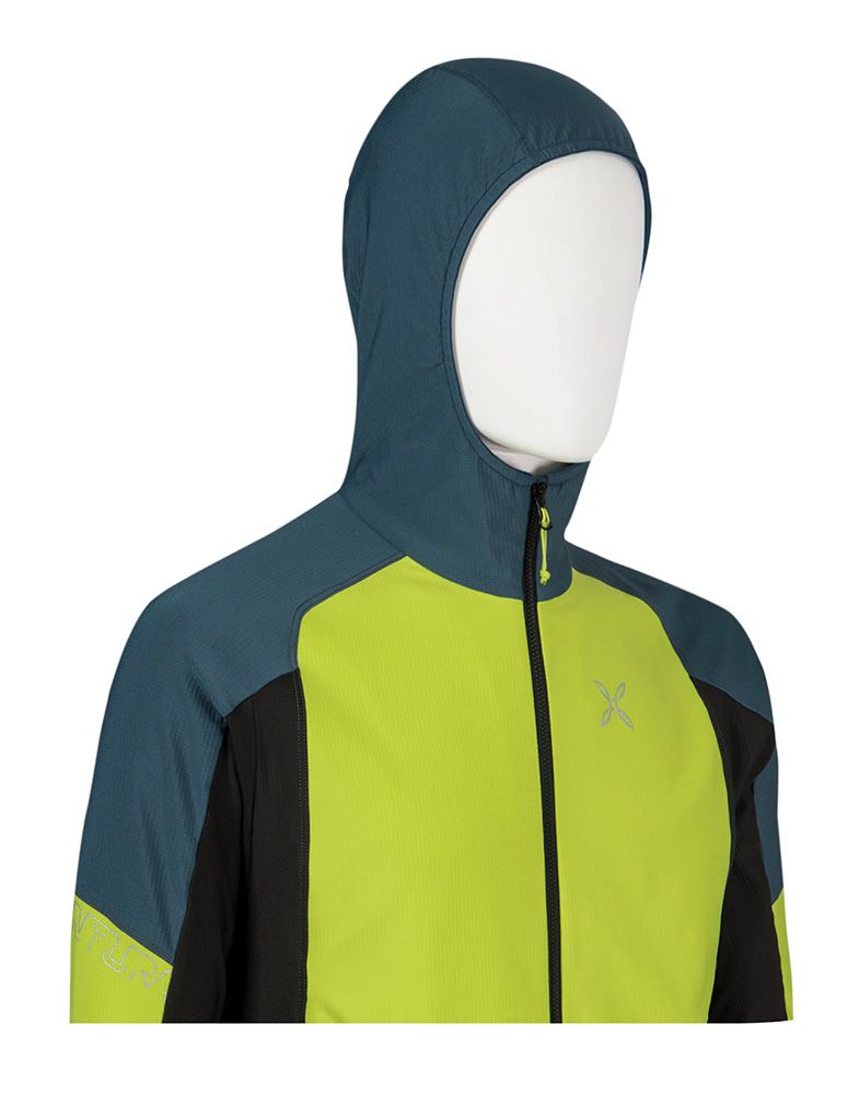 Montura Elevation Maglia Herren Midlayer verde lime/blu cenere Produktbild 2